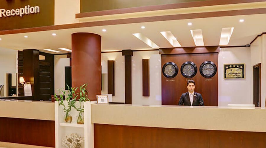 پذیرش هتل شایگان کیش