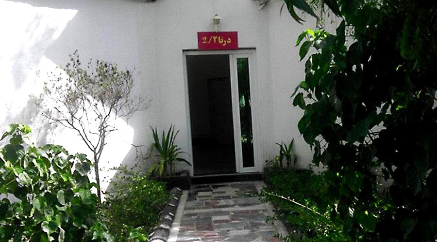 حیاط هتل سیمرغ کیش
