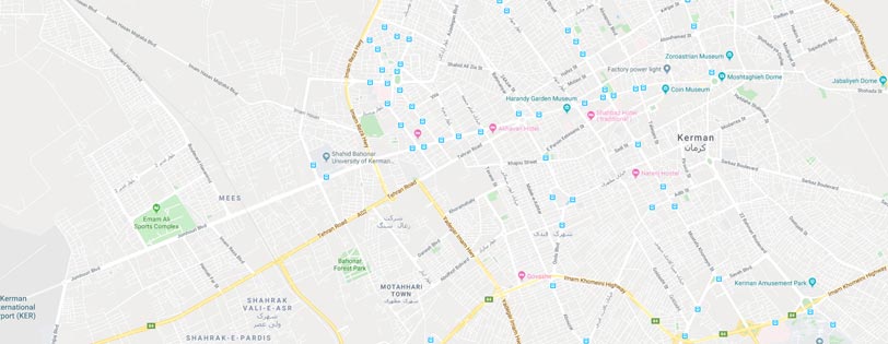 نقشه کرمان نقشه کرمان